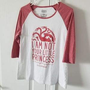 EUC Game of Thrones Baseball Tee XL